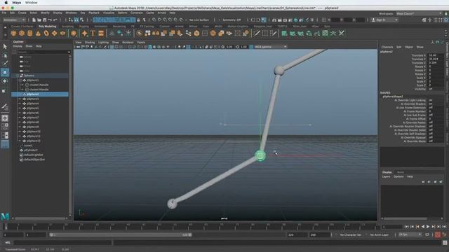 3D Data Visualization in Autodesk Maya смотреть онлайн
