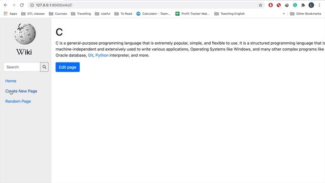 CS50W - Project 1 - Wiki - 2020 Version смотреть онлайн