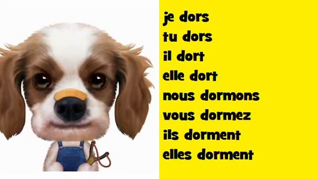 Французский музыкальный сопряжения #Soul # глагол = dormir смотреть онлайн