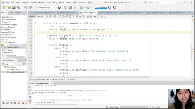 Tutorial Percabangan Kondisi SWITCH-CASE (Struktur, Penjelasan, Contoh Kode) | Belajar Bahasa Java смотреть онлайн