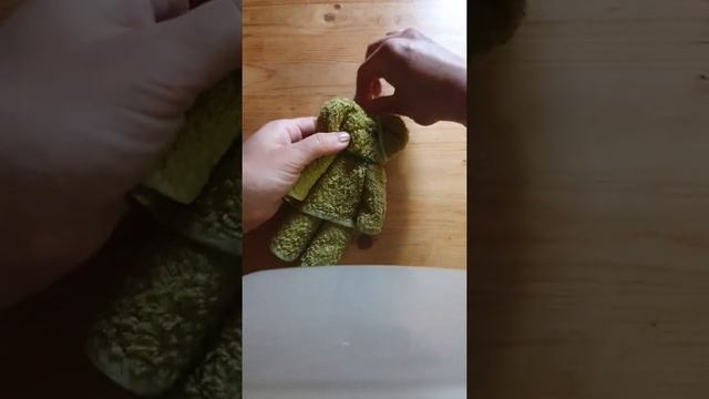 Медвежонок из полотенца?