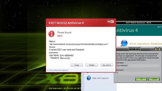 ESET NOD32 USERNAME and PASSWORD GENERATOR[Always UPDATED] смотреть онлайн