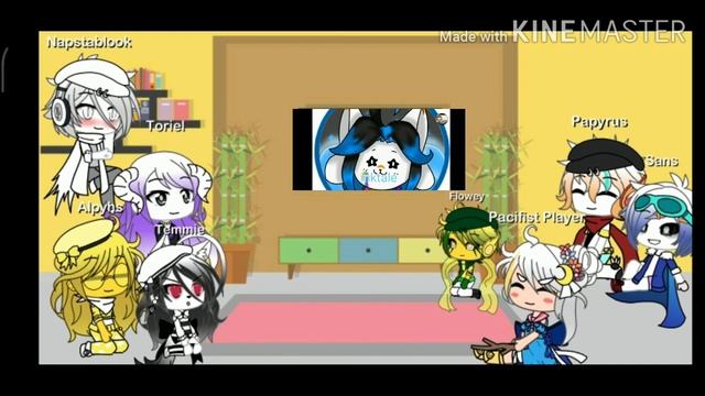 Undertale characters react to Temmie AU themes ~ Part 1 смотреть онлайн