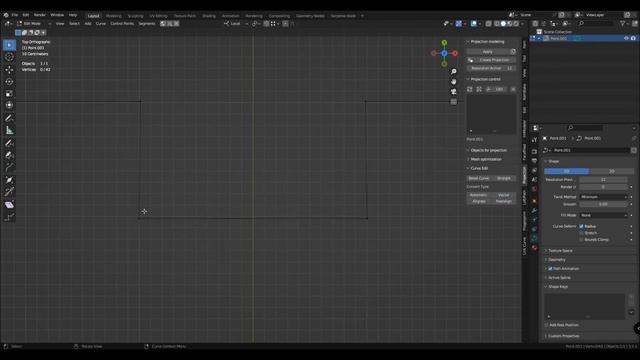 Curve Work + Secrets of the pen curve + timelapse projections. Tutorial blender смотреть онлайн