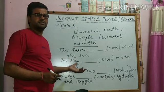 PRESENT SIMPLE TENSE ( ADVERBS & RULES) PART -3 смотреть онлайн