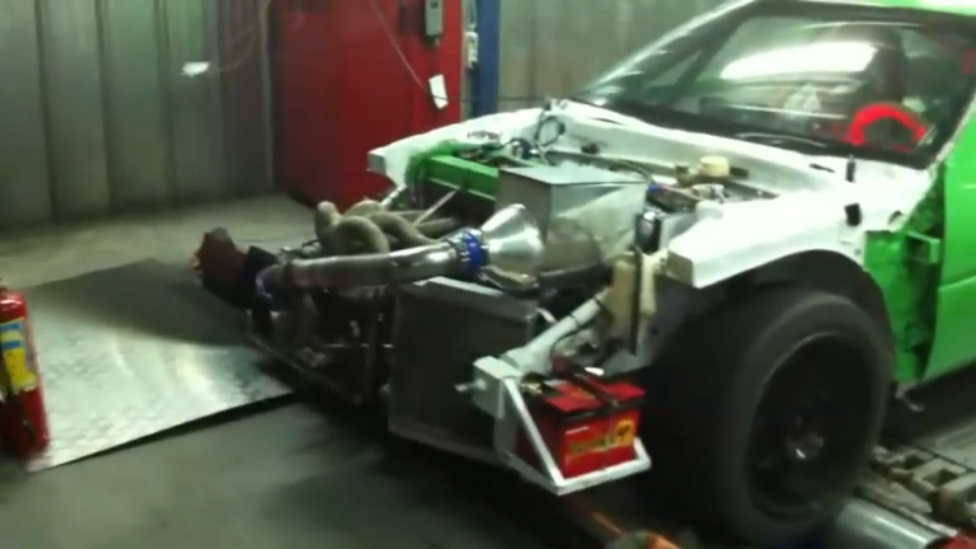 Замер мощности двигателя на стенде! Автомобиль Mitsubishi Eclipse 4 WD - 829 HP смотреть онлайн