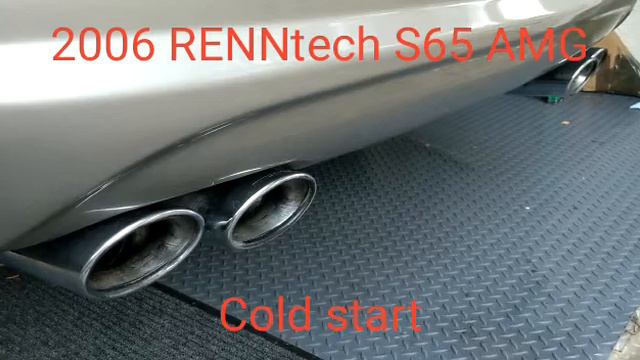Cold Start - RENNtech S65 AMG - W220 смотреть онлайн