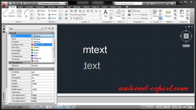 1.26 AutoCAD Text смотреть онлайн