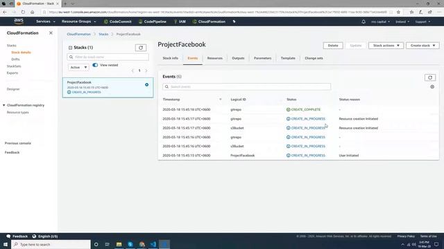 Create S3 and Git repo using CloudFormation in AWS смотреть онлайн