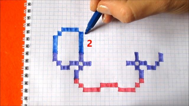 Как рисовать Собачку Пуделя по клеточкам How to Draw Dog Pixel Art for Kids смотреть онлайн