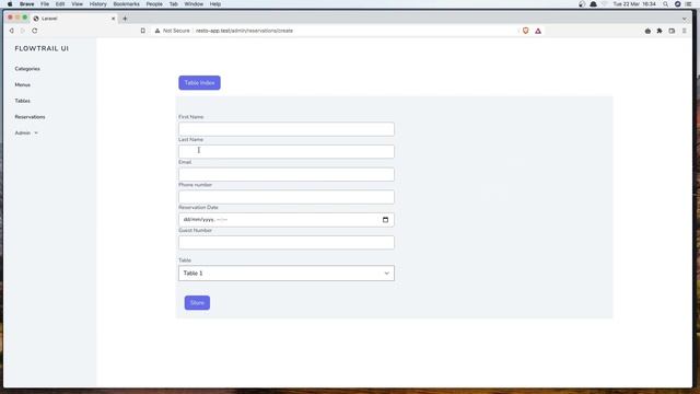 #18 Validate DateTime | Laravel Restaurant Reservation Website | Laravel 9 Tutorial смотреть онлайн