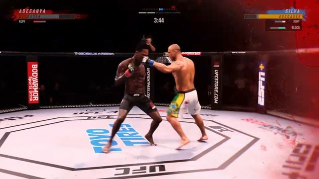 Israel Adesanya vs Vanderlei Silva Insane KO | UFC 4 (XBOX SERIES X) смотреть онлайн