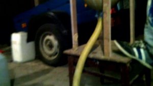 Испытание самодельного растворонасоса