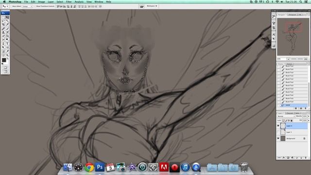 Part 1 - Drawing Tutorial w/ audio (1080p HD) "How I sketch" смотреть онлайн