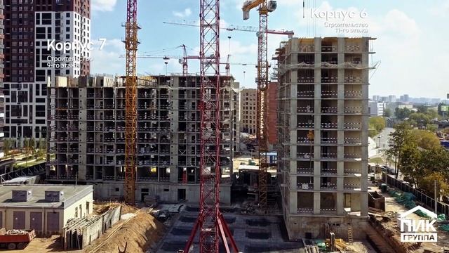 Лефортово парк | Ход строительства. Август | ПИК смотреть онлайн