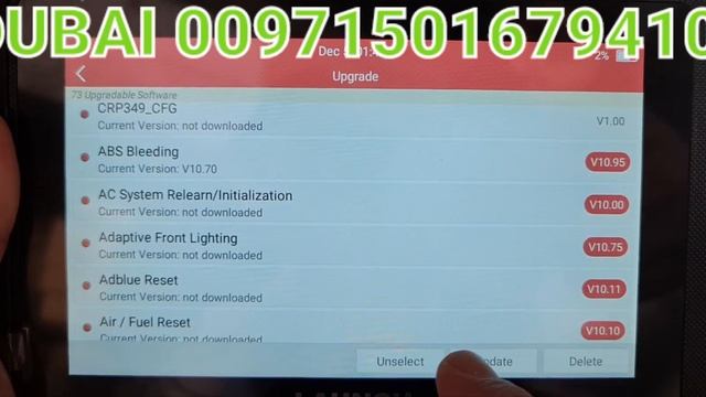 Launch CRP349 NEW Releas 26 Services Reset #crp349 #launch Dubai #launchx431 #car_scanner