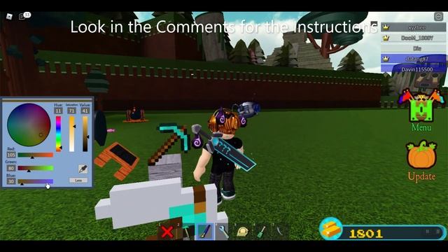 Minecraft Diamond Pickaxe-Tutorial⛏️Roblox Build A Boat: смотреть онлайн