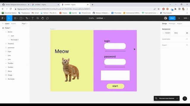 КРАСИВЫЙ GUI PYTHON ИЗ FIGMA. ИМПОРТИРУЕМ ПРИ ПОМОЩИ TKINTER DESIGNER смотреть онлайн