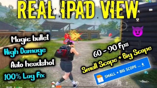 IPAD VIEW + 90 FPS 2.6+ 2.7 | BGMI IPAD VIEW CONFIG FILE 2.7UPDATE??