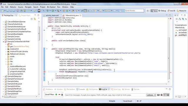 Simples Formulário na APP Android Comunicando com Servidor Web PHP смотреть онлайн