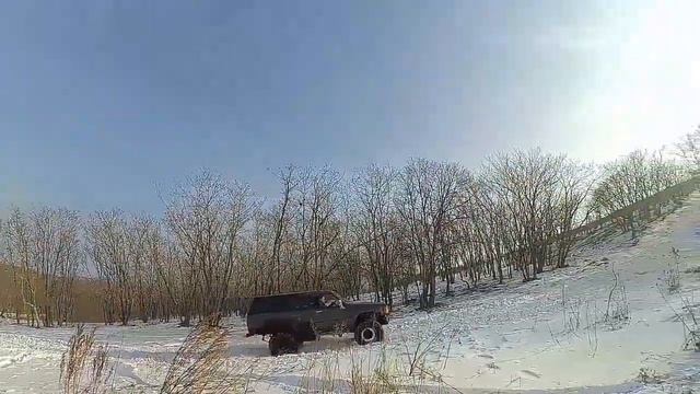 Hilux Surf 61. 1jz gte (4runner 1st gen) in snow смотреть онлайн
