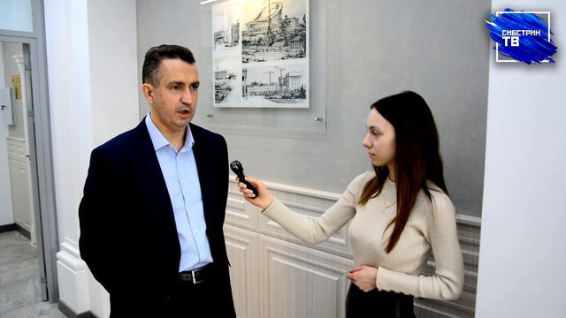 Репортаж СибстринТВ. НГАСУ (Сибстрин) посетил Губернатор Новосибирской области А.А. Травников смотреть онлайн