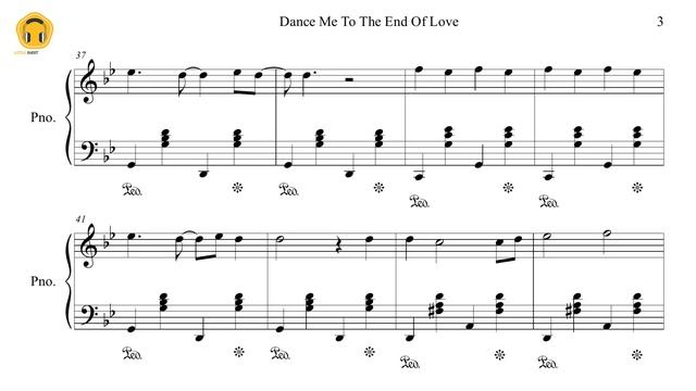 Dance Me To The End Of Love (Piano Solo/Sheets) смотреть онлайн