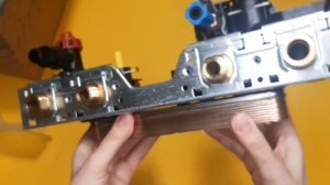 7730231 Baxi гидравлические группы левая и правая в сборе с теплообменником