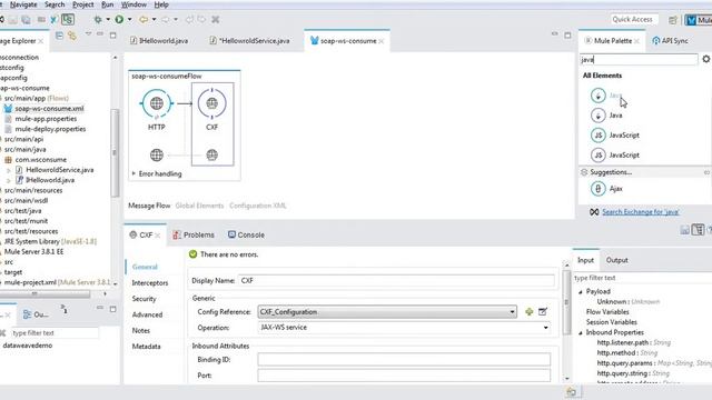 Building and exposing SOAP web services on the CXF component in Mule ESB смотреть онлайн
