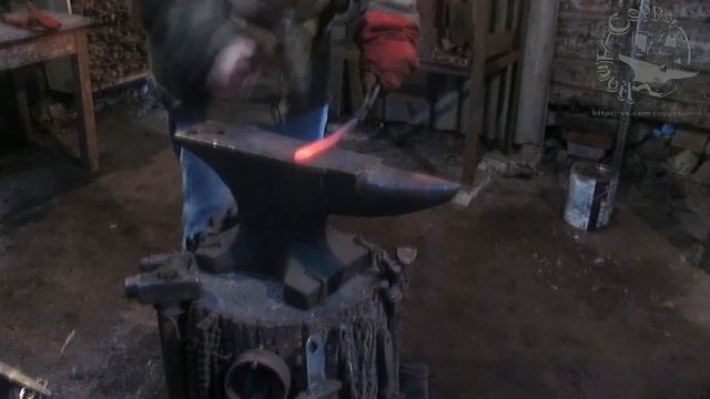 Ковка ножа из пружины. смотреть онлайн