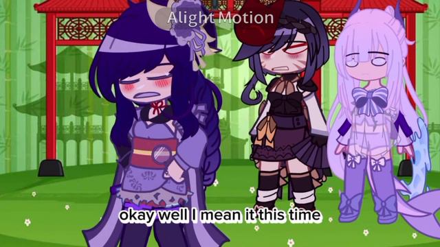 Ei and Yae break up||EiMiko and KokoSara||Genshin Impact ☆ Gacha Plus смотреть онлайн