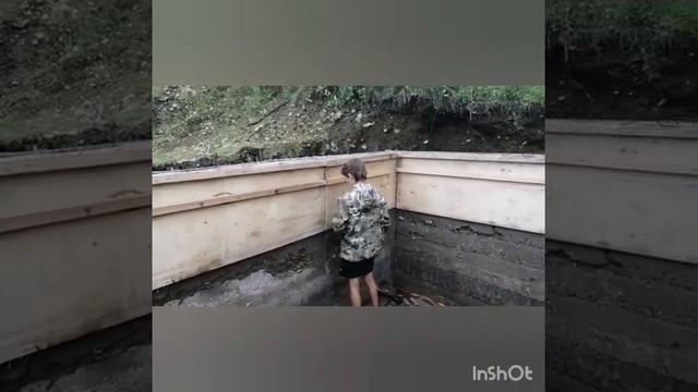 Сейсмопояс для хоз. постройки из опилкобетона. смотреть онлайн