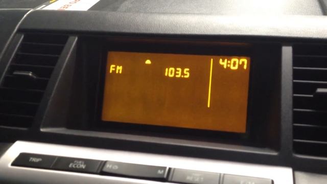 Nissan Murano America Euro Radio Step (Европейская сетка радио) от Xanavi.ru. смотреть онлайн