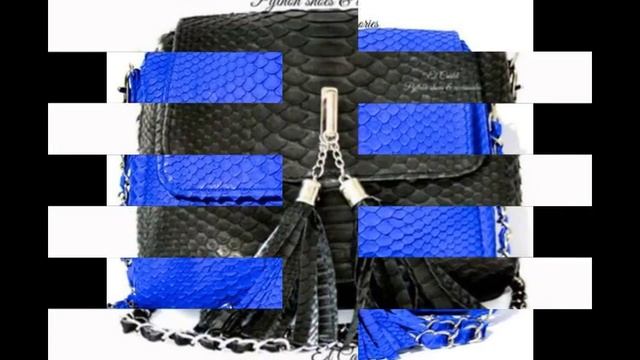 Сумочки из питона / Python bags with brushes смотреть онлайн