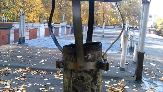 Правильный выхлоп.Печ на отработанном масле. смотреть онлайн