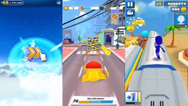 Sonic Dash vs Red Ball Run vs PJ Masks Run - All Characters Unlocked Android Gameplay смотреть онлайн