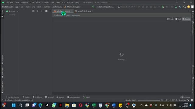Tutorial Cara Membuat Hello Word di Androis Studio Dolphin || Pemrograman Mobile смотреть онлайн