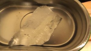 Проверка работы ультразвуковой ванны