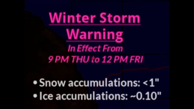 Ice Storm Warning, Winter Storm Warning, Multiple Storms Soon - The WeatherMan Plus Weather Channel
