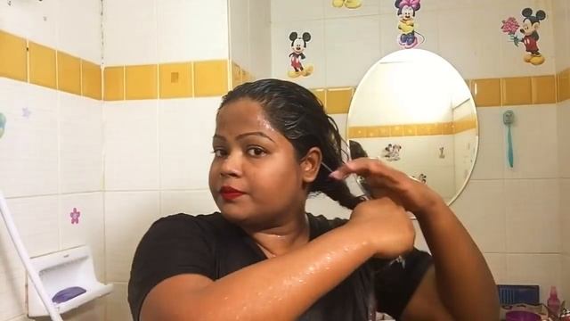 How to apply SHAMPOO and CONDITIONER for long hair | stop hair fall watch full demo смотреть онлайн