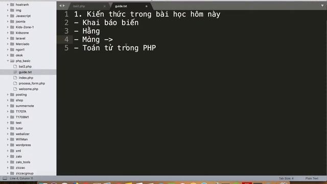 PHẦN 1 | Lập trình PHP basic - Biến, hằng, toán tử và mảng trong PHP | Khóa học lập trình PHP/MySQL смотреть онлайн