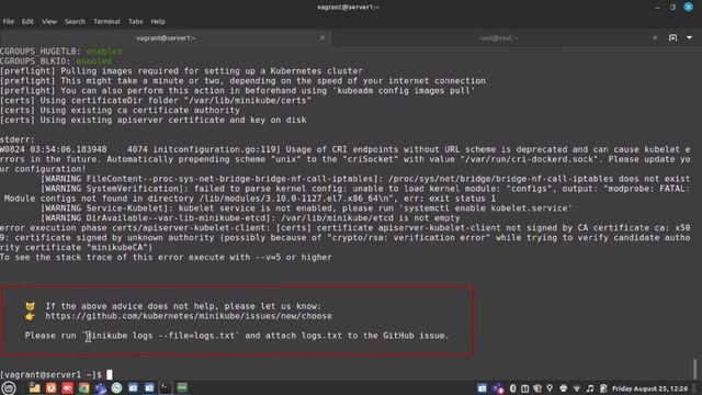 Minikube kubectl dial Tcp connection error and service stopped error смотреть онлайн