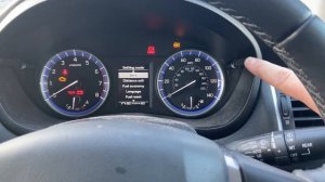 Suzuki SX4 / S cross oil service reset procedure