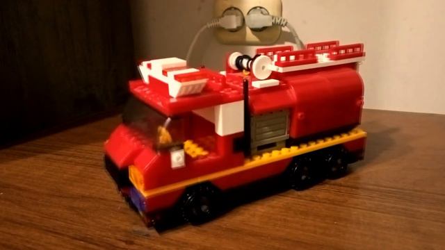 Покадровая сборка лего - пожарная машина смотреть онлайн