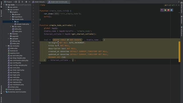 How to create a custom SQL table in WordPress plugin development? смотреть онлайн