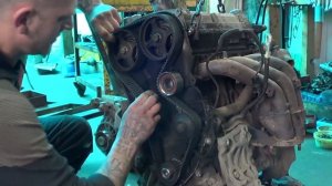 Установка ремня грм на двигатель 4G93 (G9GDI)