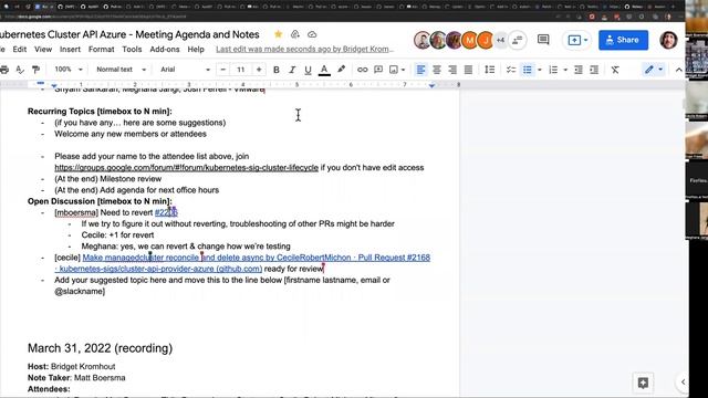 SIG Cluster Lifecycle - Cluster API Azure office hours 2022-04-14 смотреть онлайн