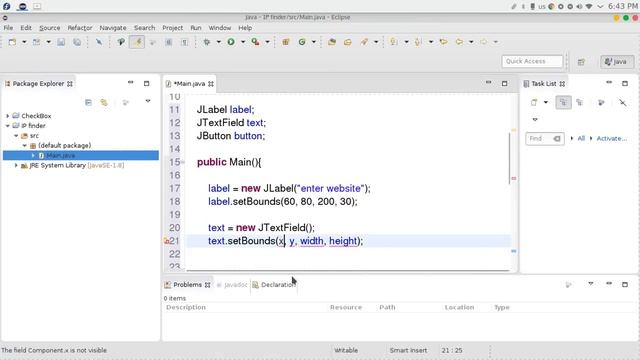 35 JAVA Swing GUI with Network смотреть онлайн