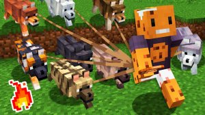 😱САМАЯ БОЛЬШАЯ АРМИЯ СОБАК в Майнкрафте На Хардкоре / RSN