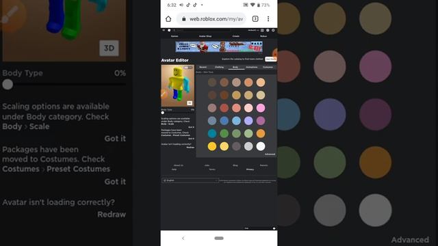 How to change you skin color in Roblox (Chrome) on any Phone ~ computers and mac смотреть онлайн
